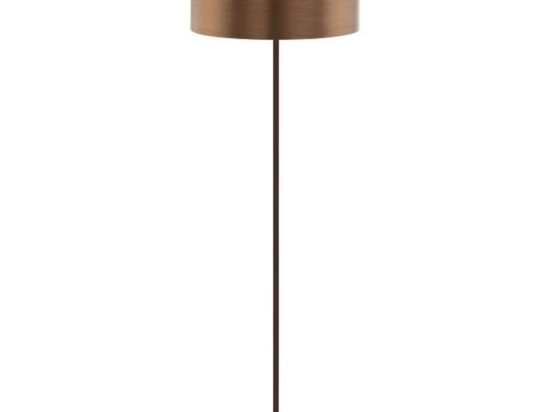Φωτιστικό Δαπέδου 39358 Saganto E27/1 Bronze-Brown Eglo Μέταλλο,Πλαστικό