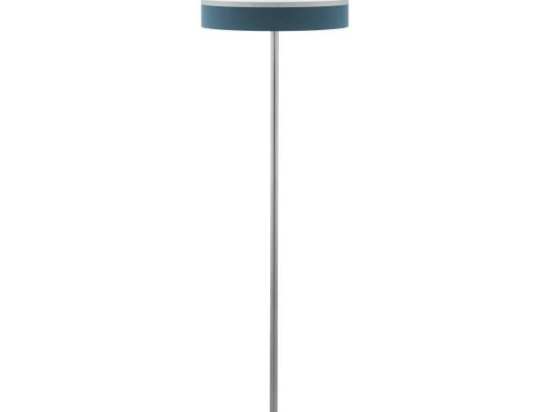Φωτιστικό Δαπέδου 39558 Spaltini E27/1 Nickel White-Blue Eglo Μέταλλο,Πλαστικό