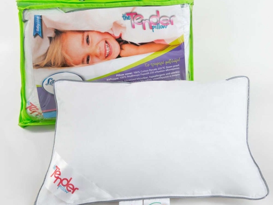 Μαξιλάρι Ύπνου Βρεφικό The Tender Pillow White La Luna 100% Βαμβάκι