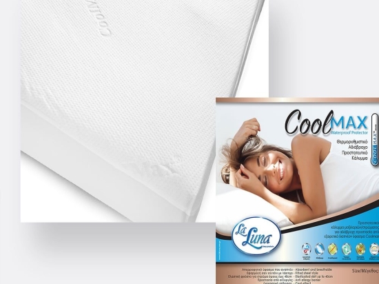 Επίστρωμα Aδιάβροχο Coolmax La Luna Μονό Coollmax, Polyester
