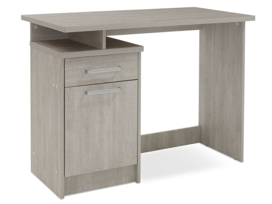Γραφείο εργασίας Looney pakoworld χρώμα white wash 100x55x75εκ