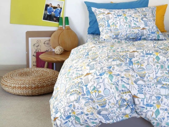 Μαξιλαροθήκες Σετ 2Τμχ Παιδικές Kids Line Dream Maker Boy Melinen 52 X 72 52x72cm 100% Βαμβάκι