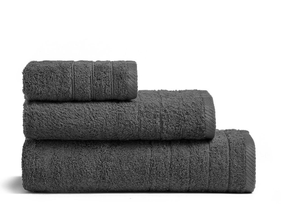 Πετσέτα Fresca Dark Grey Melinen Χεριών 30x50cm 100% Βαμβάκι