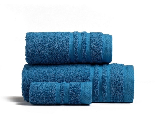 Πετσέτα Premio Blue Melinen Χεριών 30x50cm 100% Πενιέ Βαμβάκι