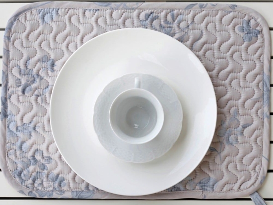 Σουπλά Amelia Beige-Blue Melinen Microfiber