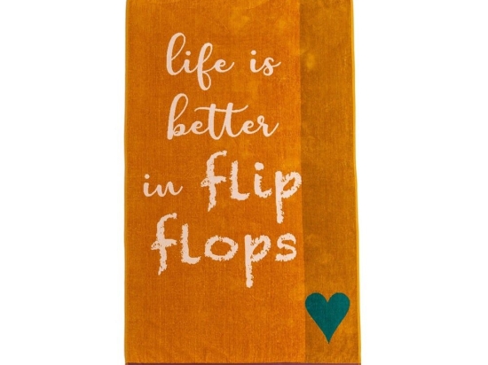Πετσέτα Θαλάσσης Better Life Mustard Melinen Θαλάσσης 86x160cm 100% Βαμβάκι