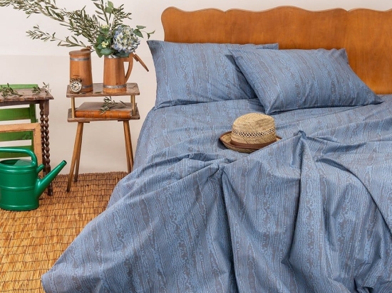 Σεντόνι Mouare Με Λάστιχο Jean Melinen Μονό 100x232cm 100% Βαμβάκι
