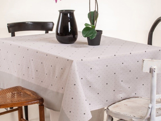 Τραπεζομάντηλο Tiffany Grey Melinen 135X180cm Βαμβάκι-Πολυέστερ