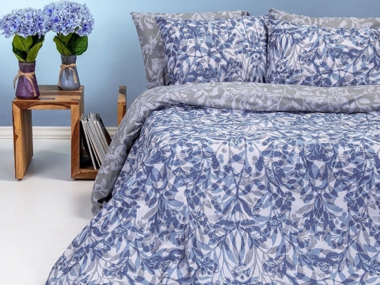 Σεντόνια Tinker (Σετ 4τμχ) Blue Melinen King Size 260x270cm Βαμβάκι-Πολυέστερ