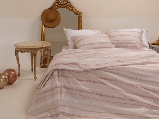 Σεντόνια Stages (Σετ 4τμχ) Rose Melinen Υπέρδιπλο 235x270cm 100% Βαμβάκι