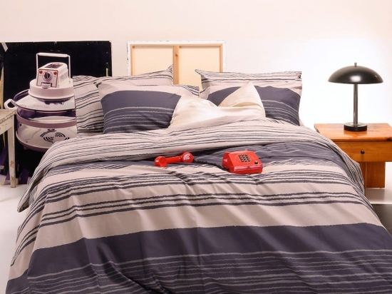 Σεντόνια Olivia (Σετ 4τμχ) Grey Melinen King Size 260x270cm 100% Βαμβάκι