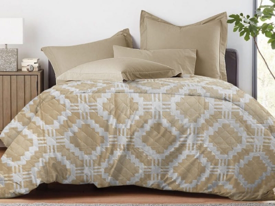 Tns Home Κουβερλί Μονό 160×220 - Cubie Μπεζ