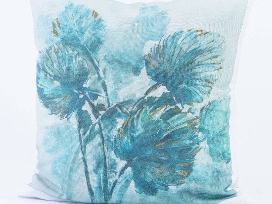 Borea Μαξιλάρι Διακοσμητικό Printed Σχέδιο 80 45 x 45 cm Λευκό