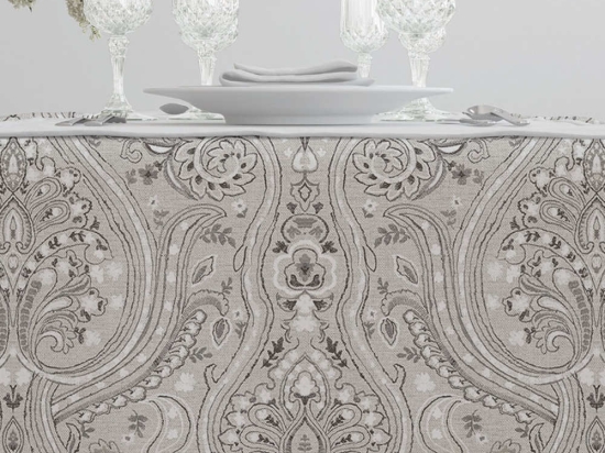 Borea Τραπεζομάντηλο Damask Γκρι 140 x 140 cm Γκρι