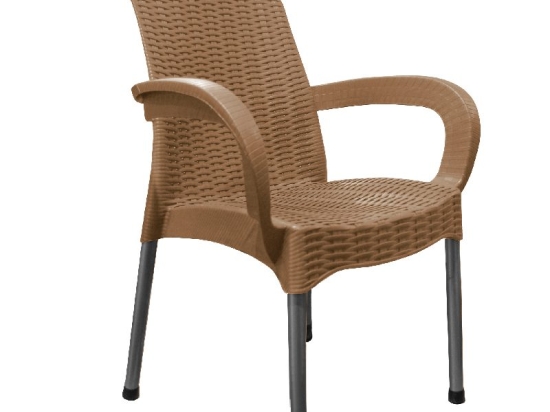 Καρέκλα Cozy k031 Καφέ Ανοιχτό