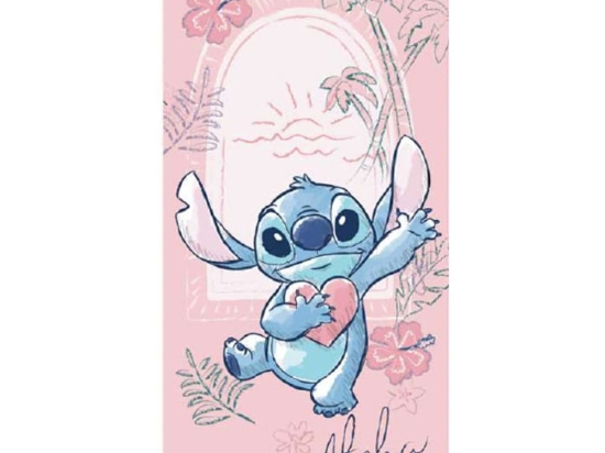 Borea Πετσέτα Θαλάσσης Microfiber Stitch Aloha 70 x 140 cm Ροζέ