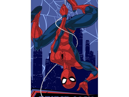 Borea Πετσέτα Θαλάσσης Microfiber Spiderman Hero 70 x 140 cm Μπλε