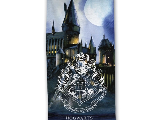 Borea Πετσέτα Θαλάσσης Microfiber Hogwarts 70 x 140 cm Μπλε