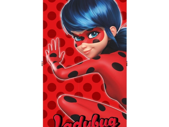 Borea Πετσέτα Θαλάσσης Βαμβακερή Βελούδινη Ladybug 320gsm 70 x 140 cm Κόκκινο