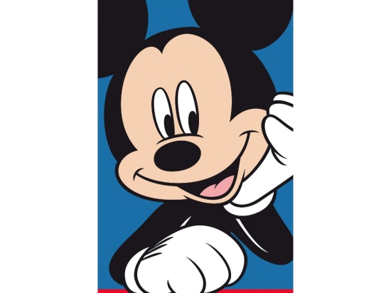 Borea Πετσέτα Θαλάσσης Microfiber Hello Mickey 70 x 140 cm Μπλε