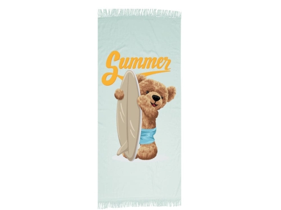 Borea Πετσέτα Παρεό Surfer 70 x 140 cm Φυστικί