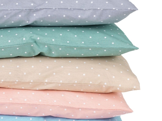 Borea Ζεύγος Μαξιλαροθήκες Mix & Match Πουά Νέο (2) 50 x 70 cm Μπεζ