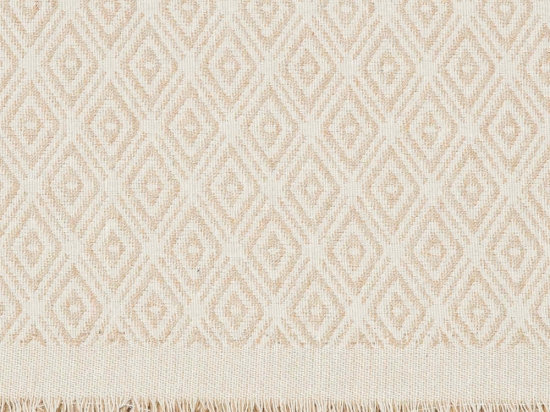 Borea Ριχτάρι Βαμβακερό Τετραθέσιο Ikat 180 x 350 cm Εκρού