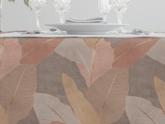 Borea Τραπεζομάντηλο Palm Tree Σπαγγί 140 x 260 cm Σπαγγί