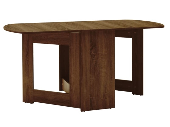 Τραπέζι Nadine pakoworld πολυμορφικό-επεκτεινόμενο wenge 160x80x76.5εκ