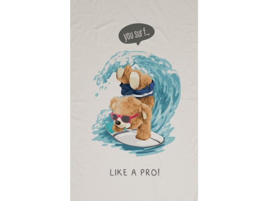 Borea Πετσέτα Παρεό Like a Pro 90 x 160 cm Γκρι