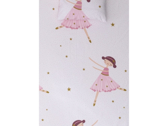 Borea Σεντόνι Σετ 2ΤΜΧ Olivia Μονό 160 x 240 cm + 50 x 70 cm Λευκό