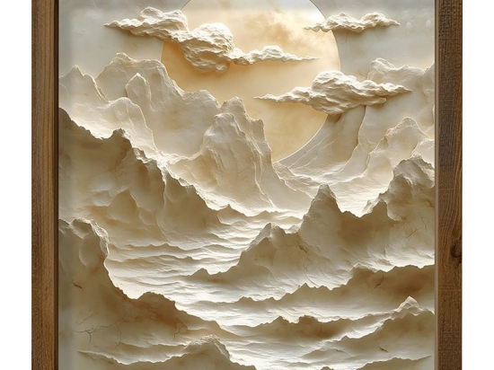 Πίνακας σε καμβά Jedia pakoworld με ψηφιακή εκτύπωση 50x3.5x50εκ