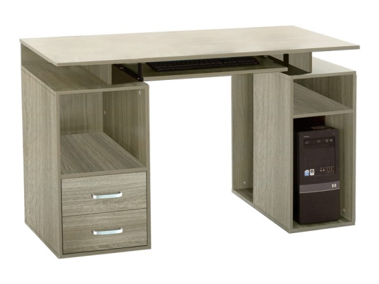 Γραφείο υπολογιστή Liberion pakoworld σε απόχρωση sonoma 120x55x76εκ
