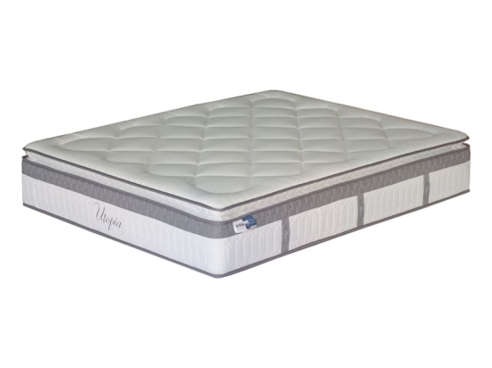 Στρώμα Utopia pakoworld pocket spring μονής όψης με ανώστρωμα 30-32cm 140x200εκ