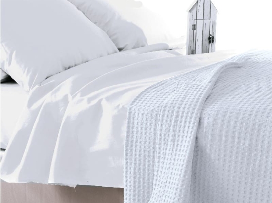 Ariete Casa Κουβέρτα Πικέ King Size 240x250 - Λευκό