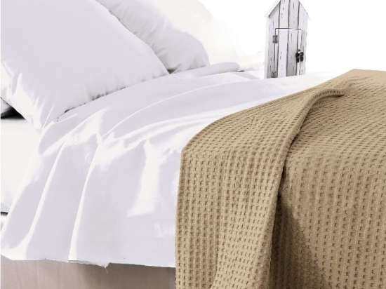 Ariete Casa Κουβέρτα Πικέ King Size 240x260 - Μπεζ