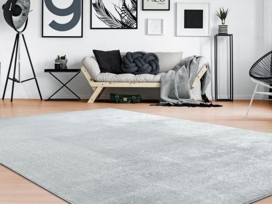 Paco Home Χαλί Soft Μπουκλέ 120x160 - Luxus Γκρι