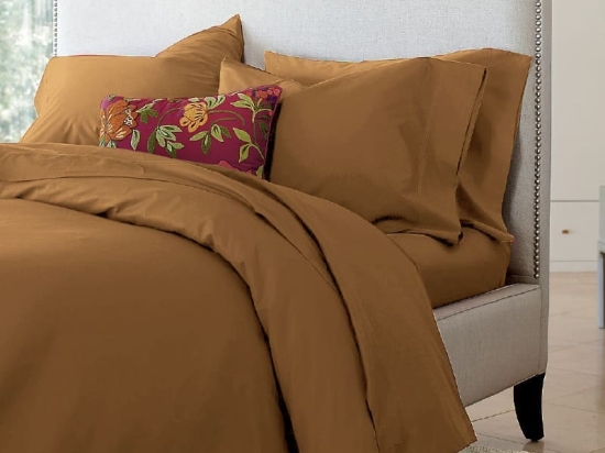 Ariete Casa Σετ Παπλωματοθήκη Βαμβακερή Περκάλι 250 TC King Size 240×260 - Homeport Μπεζ
