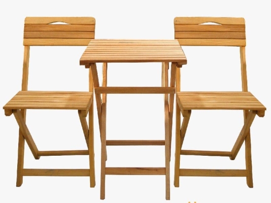 Bonsai Home Σετ Τραπεζαρίας Compact Φυσικό 3τμχ