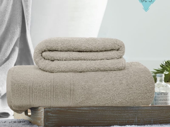 Bonsai Home Σετ Πετσέτες 2 Τμχ 450gsm - Capa Μπεζ