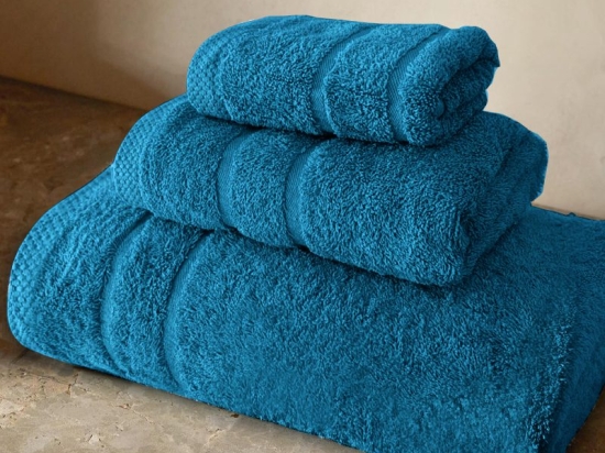 Bonsai Home Σετ Πετσέτες Πενιέ 3τμχ 600gsm Royal Cosy Τυρκουάζ