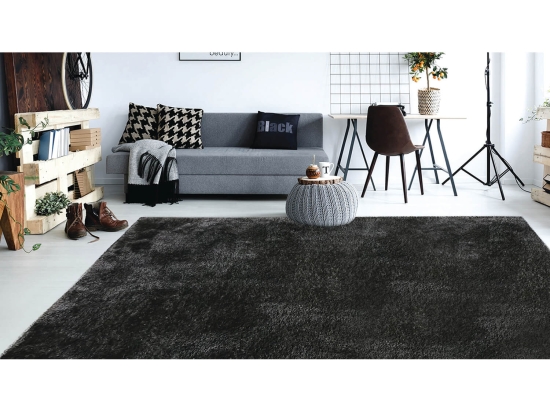 Eco-Carpet Μοκέτα Shaggy 200x290 - Dali Ανθρακί