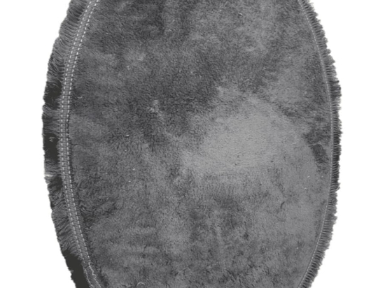 United Carpet Χαλί Γούνινο με Κρόσια 170x220 - Cordoba Γκρι