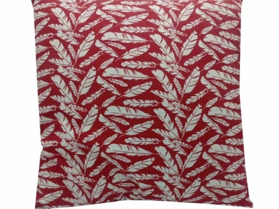 Vekrakis Μαξιλάρι Φιγούρας με Γέμιση 45×45εκ Polycotton Feather Κόκκινο