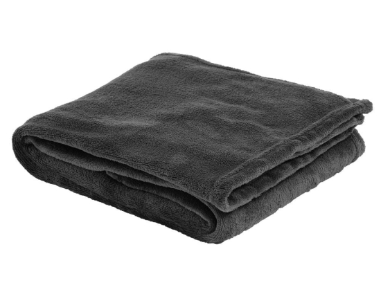 Amo la Casa Κουβέρτα Flannel Μονή 150×200 - Ανθρακί