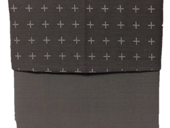 Ariete Casa Σετ Σεντόνια Μονά Percale 160×260 - Principe Line Γκρι Σκούρο