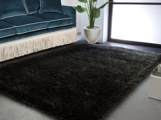 Bonsai Home Χαλί Shaggy 3D Modern Design 160x200 - Ανθρακί
