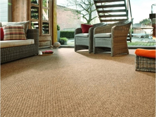 Eco-Carpet Χαλί Τύπου Ψάθα 160Χ230 - African Μπεζ