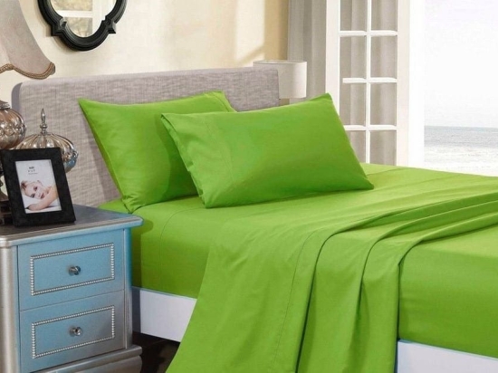 Ariete Casa Σεντόνι Βαμβακερό Μονό 160x240 Πράσινο