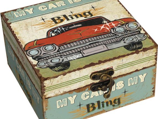 Διακοσμητικό Κουτί "Car Bling" 13Χ13Χ7